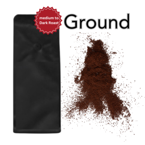 1KG MEDIUM-DARK ROAST Ground (UNLABELLED)